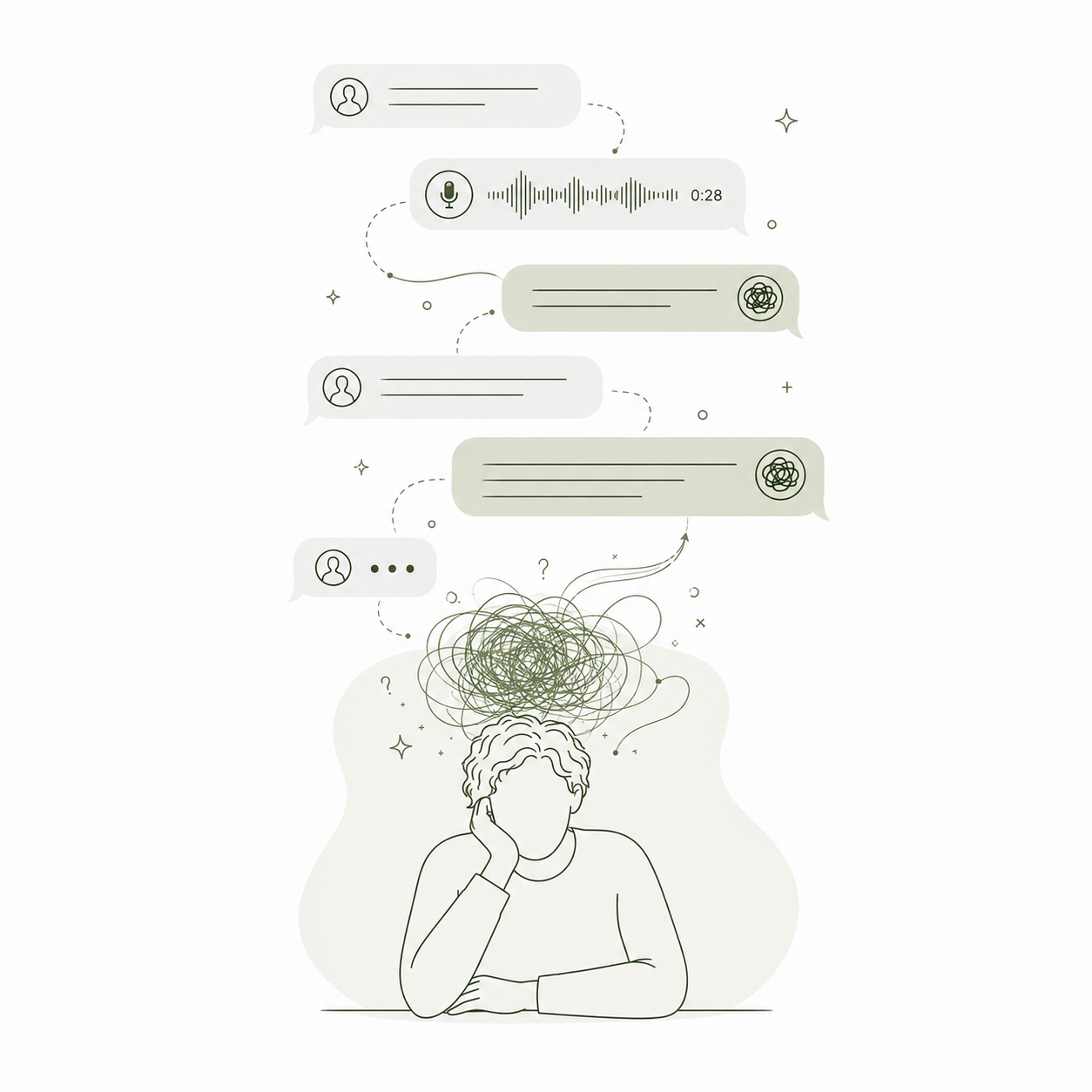 A calm conversation that untangles your thoughts